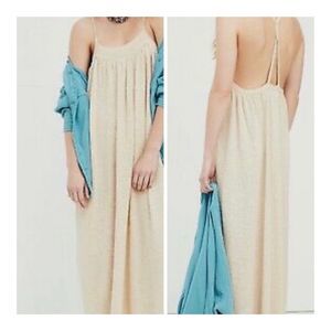 Free people under The Stars Sweater Terry midi dress Size M